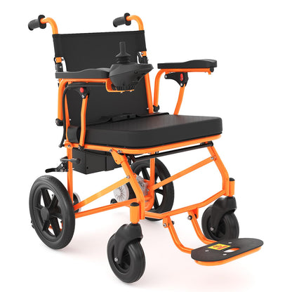 Lightweight Electric Wheelchair for Adults,Motorized Wheelchair Power Portable Wheelchair,500W Motor Airline Approved Black